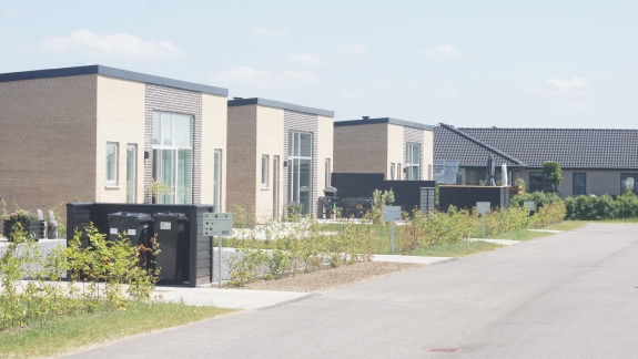 Udlejningsboliger i Støvring, Nordjylland, opført af Lars Pedersen og Søn som har stået for totalentreprisen og murerarbejdet