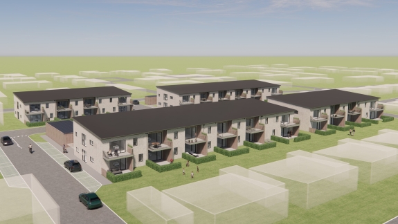 Lars Pedersen &amp; Søn står får totalentreprise ved boligbyggeri i Støvring